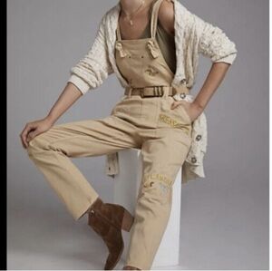 Anthropologie Pilcro The Wandered Overalls Sz.28